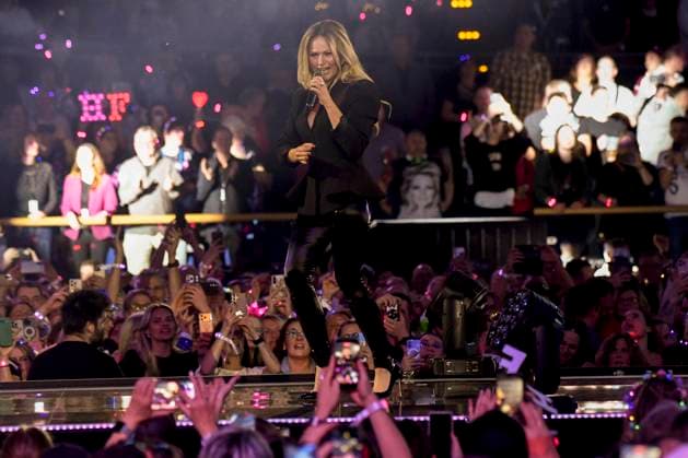 abb Helene Fischer singer on stage at the ARD TV LIve program at the Schlagerchampions 2026 Das Grosse Fest der Besten on stage at the Velodrom on 10 01 2026 in Berlin Berlin Germany
