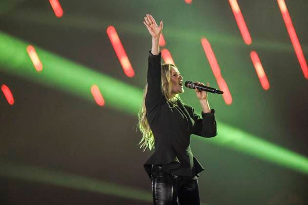 abb Helene Fischer singer on stage at the ARD TV LIve program at the Schlagerchampions 2026 Das Grosse Fest der Besten on stage at the Velodrom on 10 01 2026 in Berlin Berlin Germany