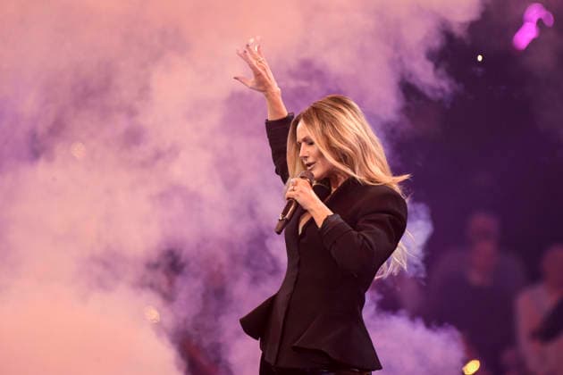 abb Helene Fischer singer on stage at the ARD TV LIve program at the Schlagerchampions 2026 Das Grosse Fest der Besten on stage at the Velodrom on 10 01 2026 in Berlin Berlin Germany