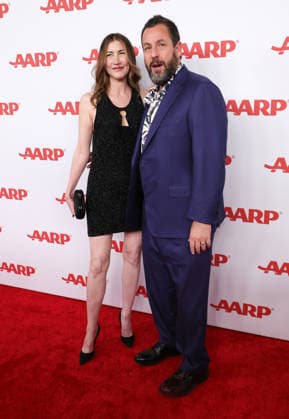 10 January 2026 - Beverly Hills, California - Jackie Sandler, Adam Sandler. 2026 Annual Movies for Grownups Awards with AARP held at Beverly Wilshire, A Four Seasons Hotell in Beverly Hills. Beverly Hills USA - ZUMAa123 20260110_zaa_a123_192 Copyright: xADx