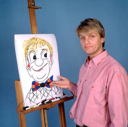 ARCHIV: Hape Kerkeling Komiker und Autor Hape Kerkeling malt , 1991 Serie, Bild 5 5 ARCHIVAUFNAHME, Datum geschätzt 20260110JWM0200 *** ARCHIVE Hape Kerkeling comedian and author Hape Kerkeling paints , 1991 series, picture 5 5 ARCHIVE PURCHASE, date estimated 20260110JWM0200