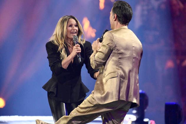 Helene Fischer and Florian Silbereisen in the TV show Schlagerchampions 2026 Das große Fest der Besten at the Velodrom Berlin, 10 01 2026 Foto:xN.xKubelkax xFuturexImagex fischer_6001