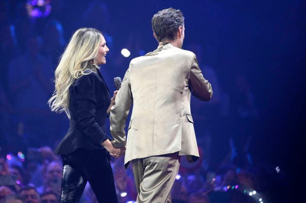 Helene Fischer and Florian Silbereisen in the TV show Schlagerchampions 2026 Das große Fest der Besten at the Velodrom Berlin, 10 01 2026 Foto:xN.xKubelkax xFuturexImagex fischer_6007
