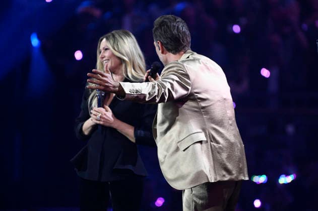 Helene Fischer and Florian Silbereisen in the TV show Schlagerchampions 2026 Das große Fest der Besten at the Velodrom Berlin, 10 01 2026 Foto:xN.xKubelkax xFuturexImagex fischer_6010