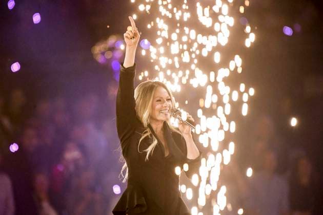 abb Helene Fischer singer on stage at the ARD TV LIve program at the Schlagerchampions 2026 Das Grosse Fest der Besten on stage at the Velodrom on 10 01 2026 in Berlin Berlin Germany