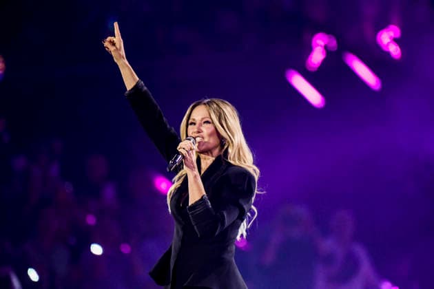 abb Helene Fischer singer on stage at the ARD TV LIve program at the Schlagerchampions 2026 Das Grosse Fest der Besten on stage at the Velodrom on 10 01 2026 in Berlin Berlin Germany