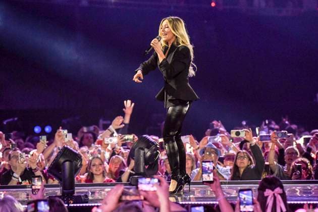 abb Helene Fischer singer on stage at the ARD TV LIve program at the Schlagerchampions 2026 Das Grosse Fest der Besten on stage at the Velodrom on 10 01 2026 in Berlin Berlin Germany
