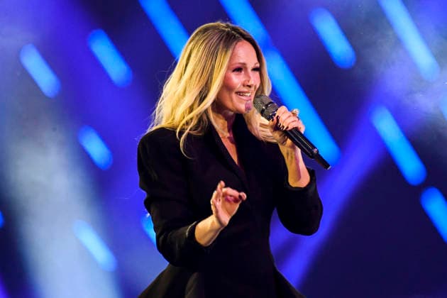 abb Helene Fischer singer on stage at the ARD TV LIve program at the Schlagerchampions 2026 Das Grosse Fest der Besten on stage at the Velodrom on 10 01 2026 in Berlin Berlin Germany