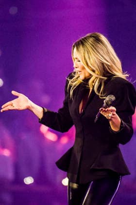 abb Helene Fischer singer on stage at the ARD TV LIve program at the Schlagerchampions 2026 Das Grosse Fest der Besten on stage at the Velodrom on 10 01 2026 in Berlin Berlin Germany
