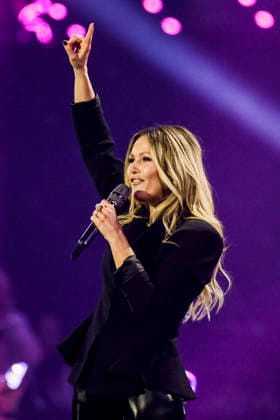 abb Helene Fischer singer on stage at the ARD TV LIve program at the Schlagerchampions 2026 Das Grosse Fest der Besten on stage at the Velodrom on 10 01 2026 in Berlin Berlin Germany