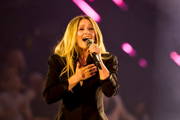 abb Helene Fischer singer on stage at the ARD TV LIve program at the Schlagerchampions 2026 Das Grosse Fest der Besten on stage at the Velodrom on 10 01 2026 in Berlin Berlin Germany
