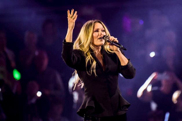 abb Helene Fischer singer on stage at the ARD TV LIve program at the Schlagerchampions 2026 Das Grosse Fest der Besten on stage at the Velodrom on 10 01 2026 in Berlin Berlin Germany