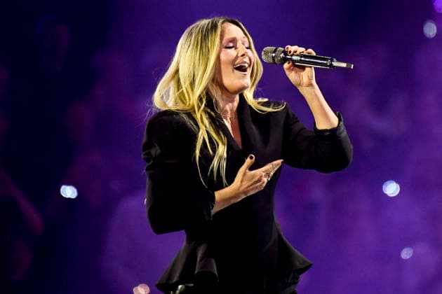 abb Helene Fischer singer on stage at the ARD TV LIve program at the Schlagerchampions 2026 Das Grosse Fest der Besten on stage at the Velodrom on 10 01 2026 in Berlin Berlin Germany