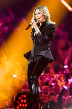 abb Helene Fischer singer on stage at the ARD TV LIve program at the Schlagerchampions 2026 Das Grosse Fest der Besten on stage at the Velodrom on 10 01 2026 in Berlin Berlin Germany