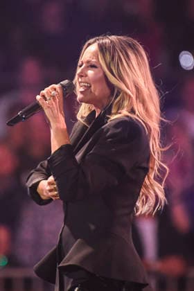 abb Helene Fischer singer on stage at the ARD TV LIve program at the Schlagerchampions 2026 Das Grosse Fest der Besten on stage at the Velodrom on 10 01 2026 in Berlin Berlin Germany