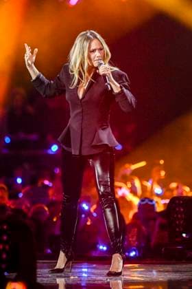 abb Helene Fischer singer on stage at the ARD TV LIve program at the Schlagerchampions 2026 Das Grosse Fest der Besten on stage at the Velodrom on 10 01 2026 in Berlin Berlin Germany