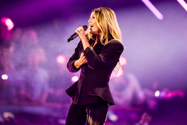 abb Helene Fischer singer on stage at the ARD TV LIve program at the Schlagerchampions 2026 Das Grosse Fest der Besten on stage at the Velodrom on 10 01 2026 in Berlin Berlin Germany