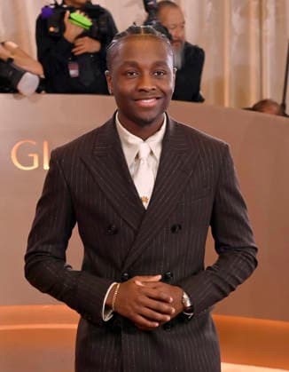 Miles Caton attends the 83rd annual Golden Globe Awards at the Beverly Hilton Hotel in Beverly Hills, California on Sunday, January 11, 2026.  LAP20260111301 JIMxRUYMEN