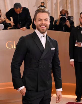 Derek Hough attends the 83rd annual Golden Globe Awards at the Beverly Hilton Hotel in Beverly Hills, California on Sunday, January 11, 2026.  LAP20260111302 JIMxRUYMEN