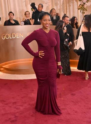 Janine Rubenstein attends the 83rd annual Golden Globe Awards at the Beverly Hilton Hotel in Beverly Hills, California on Sunday, January 11, 2026.  LAP20260111308 JIMxRUYMEN