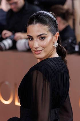 January 11, 2026, Beverly Hills, California, USA: Saja Kilani on the red carpet at the 83rd Annual Golden Globe Awards on Sunday, January 11, 2026, at the Beverly Hilton in Beverly Hills, California. BURT HARRIS BNS PI Beverly Hills USA - ZUMAp124 20260111_zaa_p124_027 Copyright: xBurtxHarrisx