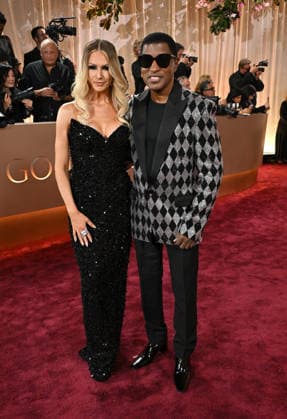 83rd Annual Golden Globes - Arrivals Rika Tischendorf and Babyface arriving at the 83rd Annual Golden Globes held at the Beverly Hilton Hotel on January 11, 2026 in Beverly Hills, CA. Beverly Hills Beverly Hilton Hotel California USA Copyright: xOConnor-Arroyox xAFF-USA.comx
