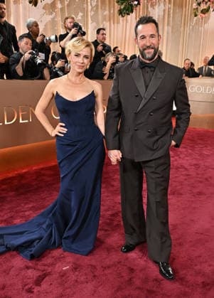 83rd Annual Golden Globes - Arrivals Sara Wells and Noah Wyle arriving at the 83rd Annual Golden Globes held at the Beverly Hilton Hotel on January 11, 2026 in Beverly Hills, CA. Beverly Hills Beverly Hilton Hotel California USA Copyright: xOConnor-Arroyox xAFF-USA.comx