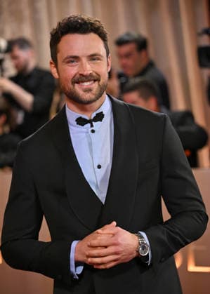Dylan Efron attends the 83rd annual Golden Globe Awards at the Beverly Hilton Hotel in Beverly Hills, California on Sunday, January 11, 2026.  LAP20260111352 CHRISxCHEW