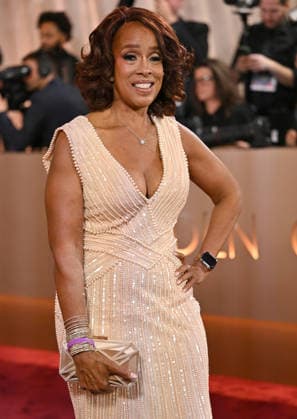 Gayle King attends the 83rd annual Golden Globe Awards at the Beverly Hilton Hotel in Beverly Hills, California on Sunday, January 11, 2026.  LAP20260111357 CHRISxCHEW