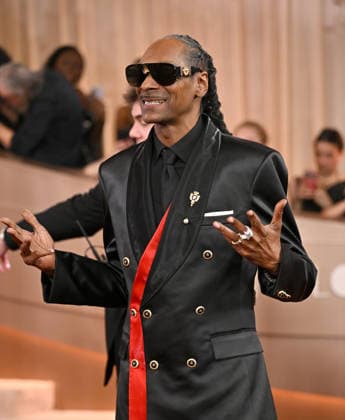 Snoop Dogg attends the 83rd annual Golden Globe Awards at the Beverly Hilton Hotel in Beverly Hills, California on Sunday, January 11, 2026.  LAP20260111329 CHRISxCHEW