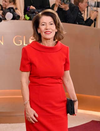 Pippa Harris attends the 83rd annual Golden Globe Awards at the Beverly Hilton Hotel in Beverly Hills, California on Sunday, January 11, 2026.  LAP20260111341 JIMxRUYMEN