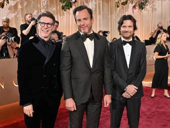 83rd Annual Golden Globes - Arrivals Sean Hayes, Will Arnett and Jason Bateman arriving at the 83rd Annual Golden Globes held at the Beverly Hilton Hotel on January 11, 2026 in Beverly Hills, CA. Beverly Hills Beverly Hilton Hotel California USA Copyright: xOConnor-Arroyox xAFF-USA.comx