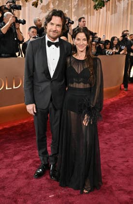 83rd Annual Golden Globes - Arrivals Jason Bateman and Amanda Anka arriving at the 83rd Annual Golden Globes held at the Beverly Hilton Hotel on January 11, 2026 in Beverly Hills, CA. Beverly Hills Beverly Hilton Hotel California USA Copyright: xOConnor-Arroyox xAFF-USA.comx