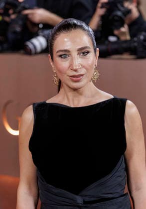 January 11, 2026, Beverly Hills, California, USA: Clara Khoury on the red carpet at the 83rd Annual Golden Globe Awards on Sunday, January 11, 2026, at the Beverly Hilton in Beverly Hills, California. BURT HARRIS BNS PI Beverly Hills USA - ZUMAp124 20260111_zaa_p124_015 Copyright: xBurtxHarrisx