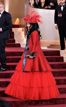January 11, 2026, Beverly Hills, California, USA: Ayanat Ksenbai on the red carpet at the 83rd Annual Golden Globe Awards on Sunday, January 11, 2026, at the Beverly Hilton in Beverly Hills, California. BURT HARRIS BNS PI Beverly Hills USA - ZUMAp124 20260111_zaa_p124_074 Copyright: xBurtxHarrisx