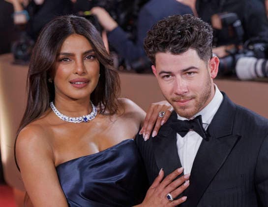 January 11, 2026, Beverly Hills, California, USA: Priyanka Chopra, Nick Jonas on the red carpet at the 83rd Annual Golden Globe Awards on Sunday, January 11, 2026, at the Beverly Hilton in Beverly Hills, California. BURT HARRIS BNS PI Beverly Hills USA - ZUMAp124 20260111_zaa_p124_095 Copyright: xBurtxHarrisx