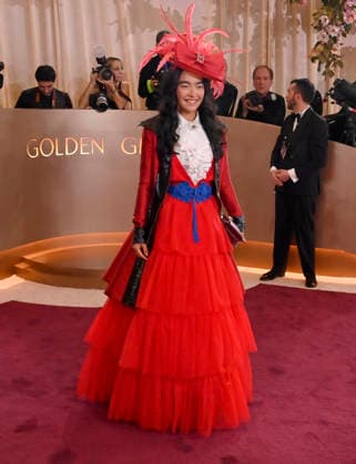 Piper Curda attends the 83rd annual Golden Globe Awards at the Beverly Hilton Hotel in Beverly Hills, California on Sunday, January 11, 2026.  LAP20260111362 JIMxRUYMEN