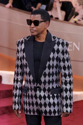 January 11, 2026, Beverly Hills, California, USA: Babyface on the red carpet at the 83rd Annual Golden Globe Awards on Sunday, January 11, 2026, at the Beverly Hilton in Beverly Hills, California. BURT HARRIS BNS PI Beverly Hills USA - ZUMAp124 20260111_zaa_p124_128 Copyright: xBurtxHarrisx
