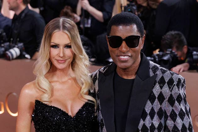 January 11, 2026, Beverly Hills, California, USA: (L-R) Rika Tischendorf and Babyface on the red carpet at the 83rd Annual Golden Globe Awards on Sunday, January 11, 2026, at the Beverly Hilton in Beverly Hills, California. BURT HARRIS BNS PI Beverly Hills USA - ZUMAp124 20260111_zaa_p124_134 Copyright: xBurtxHarrisx