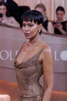 January 11, 2026, Beverly Hills, California, USA: Sabrina Elba on the red carpet at the 83rd Annual Golden Globe Awards on Sunday, January 11, 2026, at the Beverly Hilton in Beverly Hills, California. BURT HARRIS BNS PI Beverly Hills USA - ZUMAp124 20260111_zaa_p124_136 Copyright: xBurtxHarrisx