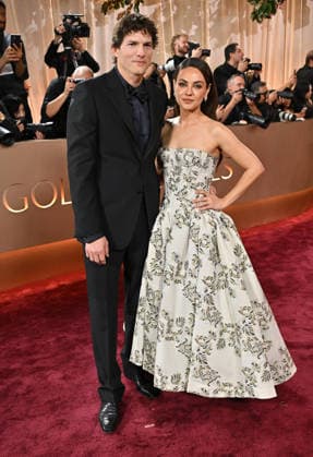 83rd Annual Golden Globes - Arrivals Ashton Kutcher and Mila Kunis arriving at the 83rd Annual Golden Globes held at the Beverly Hilton Hotel on January 11, 2026 in Beverly Hills, CA. Beverly Hills Beverly Hilton Hotel California USA Copyright: xOConnor-Arroyox xAFF-USA.comx