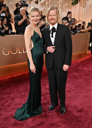 83rd Annual Golden Globes - Arrivals Kirsten Dunst and Jesse Plemons arriving at the 83rd Annual Golden Globes held at the Beverly Hilton Hotel on January 11, 2026 in Beverly Hills, CA. Beverly Hills Beverly Hilton Hotel California USA Copyright: xOConnor-Arroyox xAFF-USA.comx