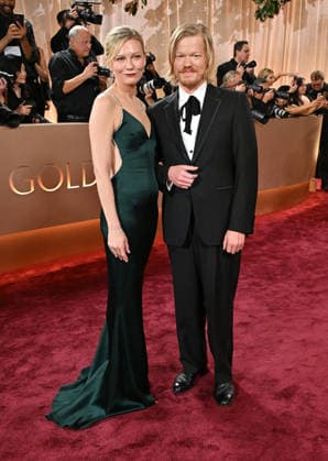 83rd Annual Golden Globes - Arrivals Kirsten Dunst and Jesse Plemons arriving at the 83rd Annual Golden Globes held at the Beverly Hilton Hotel on January 11, 2026 in Beverly Hills, CA. Beverly Hills Beverly Hilton Hotel California USA Copyright: xOConnor-Arroyox xAFF-USA.comx