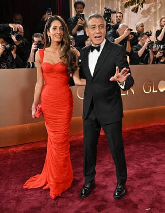 83rd Annual Golden Globes - Arrivals Amal Clooney and George Clooney arriving at the 83rd Annual Golden Globes held at the Beverly Hilton Hotel on January 11, 2026 in Beverly Hills, CA. Beverly Hills Beverly Hilton Hotel California USA Copyright: xOConnor-Arroyox xAFF-USA.comx