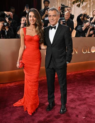 83rd Annual Golden Globes - Arrivals Amal Clooney and George Clooney arriving at the 83rd Annual Golden Globes held at the Beverly Hilton Hotel on January 11, 2026 in Beverly Hills, CA. Beverly Hills Beverly Hilton Hotel California USA Copyright: xOConnor-Arroyox xAFF-USA.comx