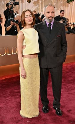 83rd Annual Golden Globes - Arrivals Emma Stone and Yorgos Lanthimos arriving at the 83rd Annual Golden Globes held at the Beverly Hilton Hotel on January 11, 2026 in Beverly Hills, CA. Beverly Hills Beverly Hilton Hotel California USA Copyright: xOConnor-Arroyox xAFF-USA.comx