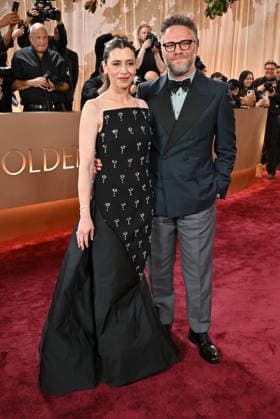 83rd Annual Golden Globes - Arrivals Lauren Miller and Seth Rogan arriving at the 83rd Annual Golden Globes held at the Beverly Hilton Hotel on January 11, 2026 in Beverly Hills, CA. Beverly Hills Beverly Hilton Hotel California USA Copyright: xOConnor-Arroyox xAFF-USA.comx