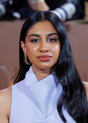 January 11, 2026, Beverly Hills, California, USA: Monica Padman on the red carpet at the 83rd Annual Golden Globe Awards on Sunday, January 11, 2026, at the Beverly Hilton in Beverly Hills, California. BURT HARRIS BNS PI Beverly Hills USA - ZUMAp124 20260111_zaa_p124_197 Copyright: xBurtxHarrisx