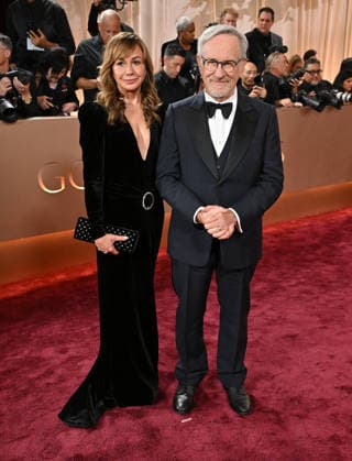 83rd Annual Golden Globes - Arrivals Kristie Macosko Krieger and Steven Spielberg arriving at the 83rd Annual Golden Globes held at the Beverly Hilton Hotel on January 11, 2026 in Beverly Hills, CA. Beverly Hills Beverly Hilton Hotel California USA Copyright: xOConnor-Arroyox xAFF-USA.comx