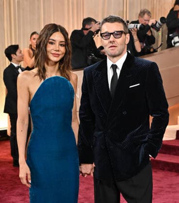 83rd Annual Golden Globes - Arrivals Christine Centenera and Joel Edgerton arriving at the 83rd Annual Golden Globes held at the Beverly Hilton Hotel on January 11, 2026 in Beverly Hills, CA. Beverly Hills Beverly Hilton Hotel California USA Copyright: xOConnor-Arroyox xAFF-USA.comx